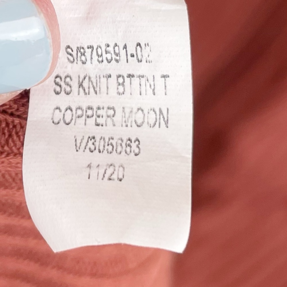 Old Navy Rust Button-Front Ribbed Dress - Picture 7 of 7